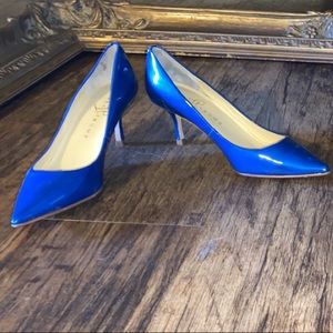 Electric blue heels